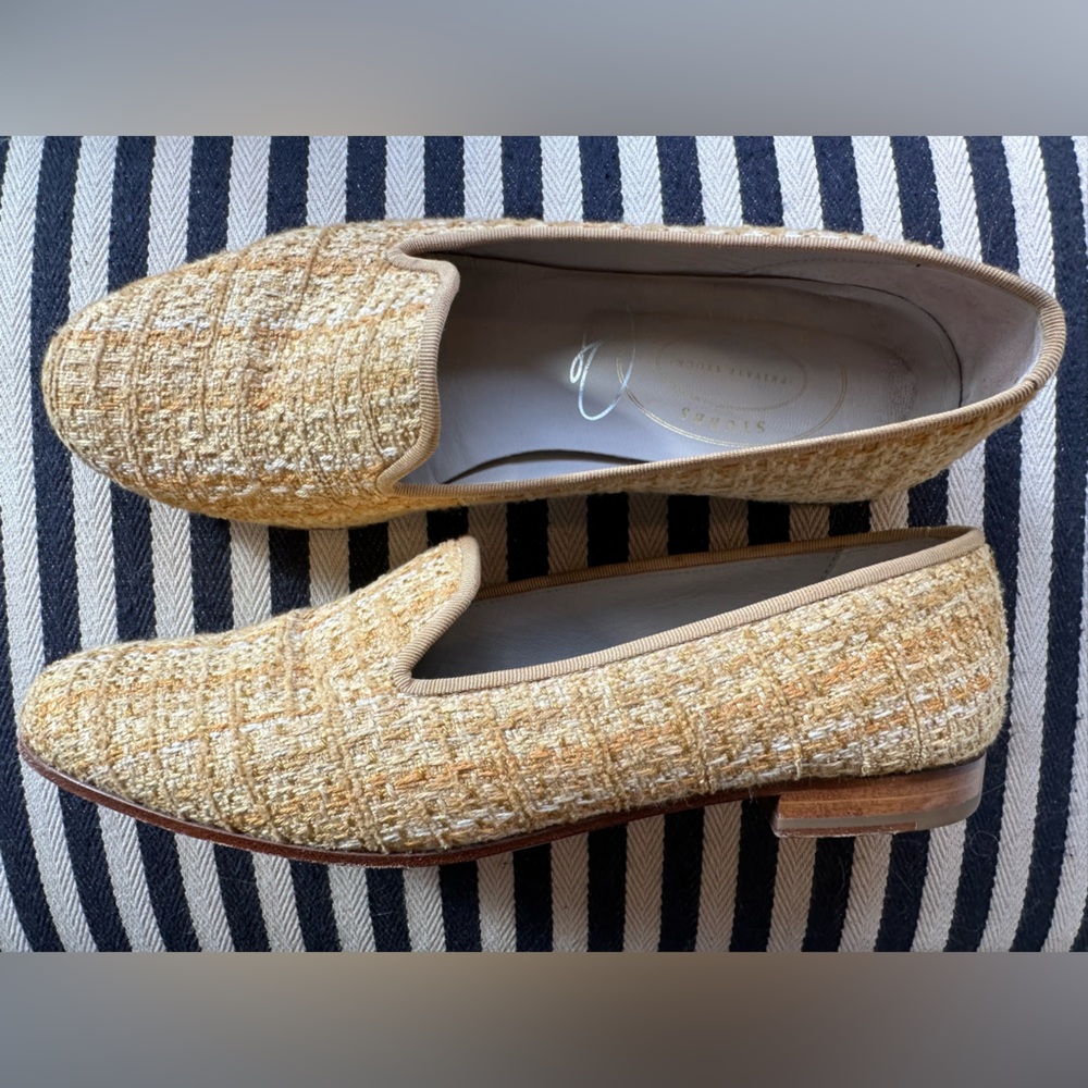 Stubbs and Wooten Private stock tweed loafer 10.5